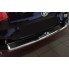 Накладка на задний бампер (карбон) Volkswagen Passat B8 Variant (2014-) бренд – Avisa дополнительное фото – 4